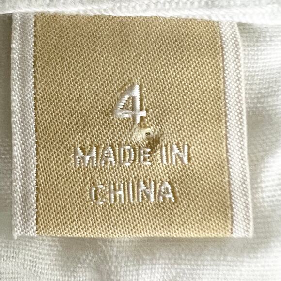 Michael Kors US 4 Womens White Distressed Low Rise Izzy Cropped Skinny Jeans - Picture 12 of 14